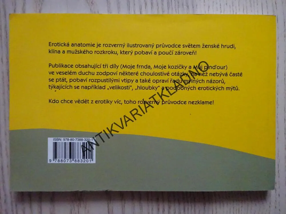 EROTICKÁ ANATOMIE, VĚRA DUMKOVÁ, PETR PAVEL, **an