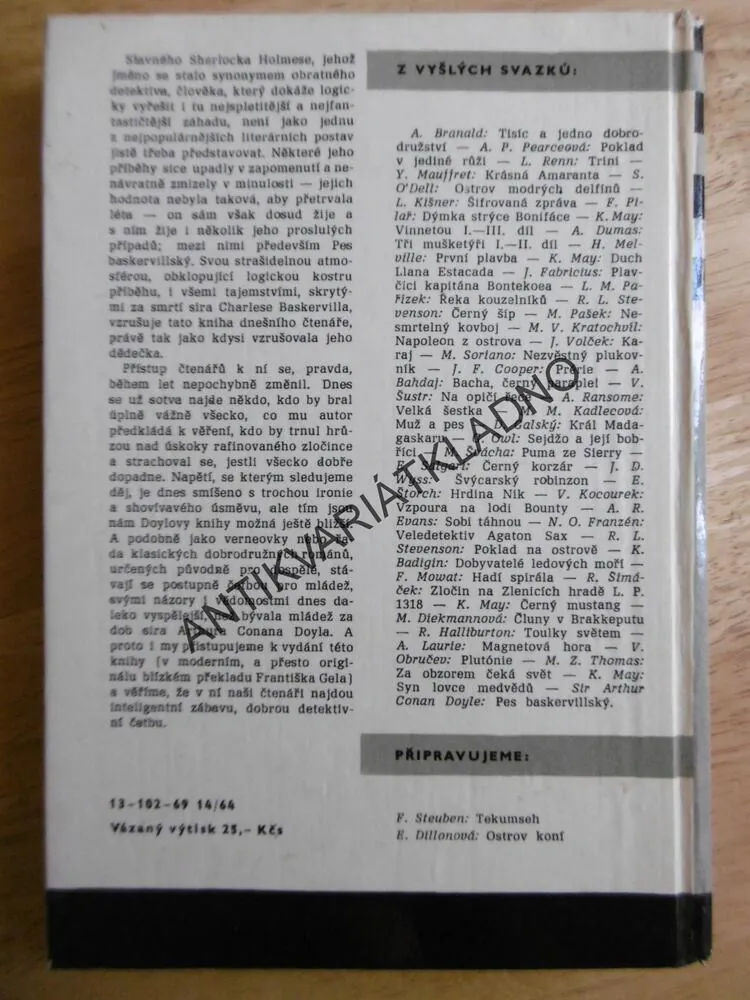 KOD 69 - PES BASKERVILLSKÝ, SIR ARTHUR CONAN DOYLE, **an