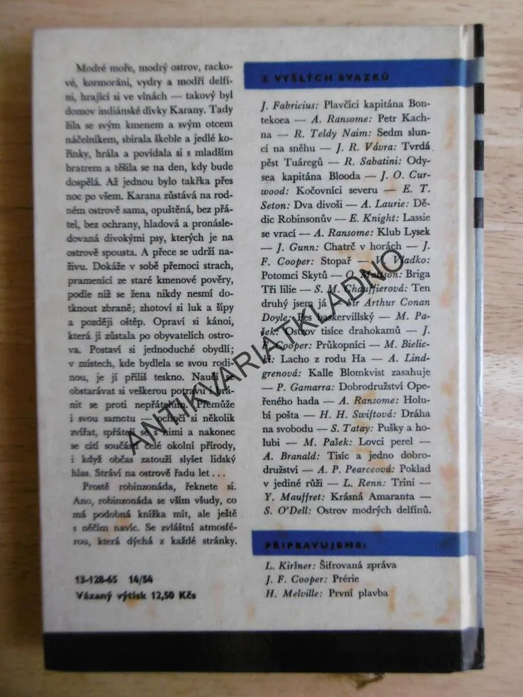 KOD 83 - OSTROV MODRÝCH DELFÍNŮ, SCOTT O´DELL, **an