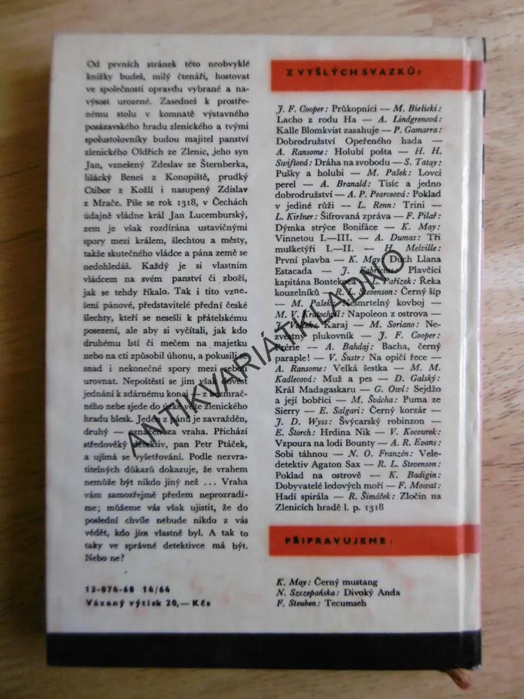 KOD 107 - ZLOČIN NA ZLENICÍCH HRADĚ L.P.1318, RADOVAN ŠIMÁČEK, **an