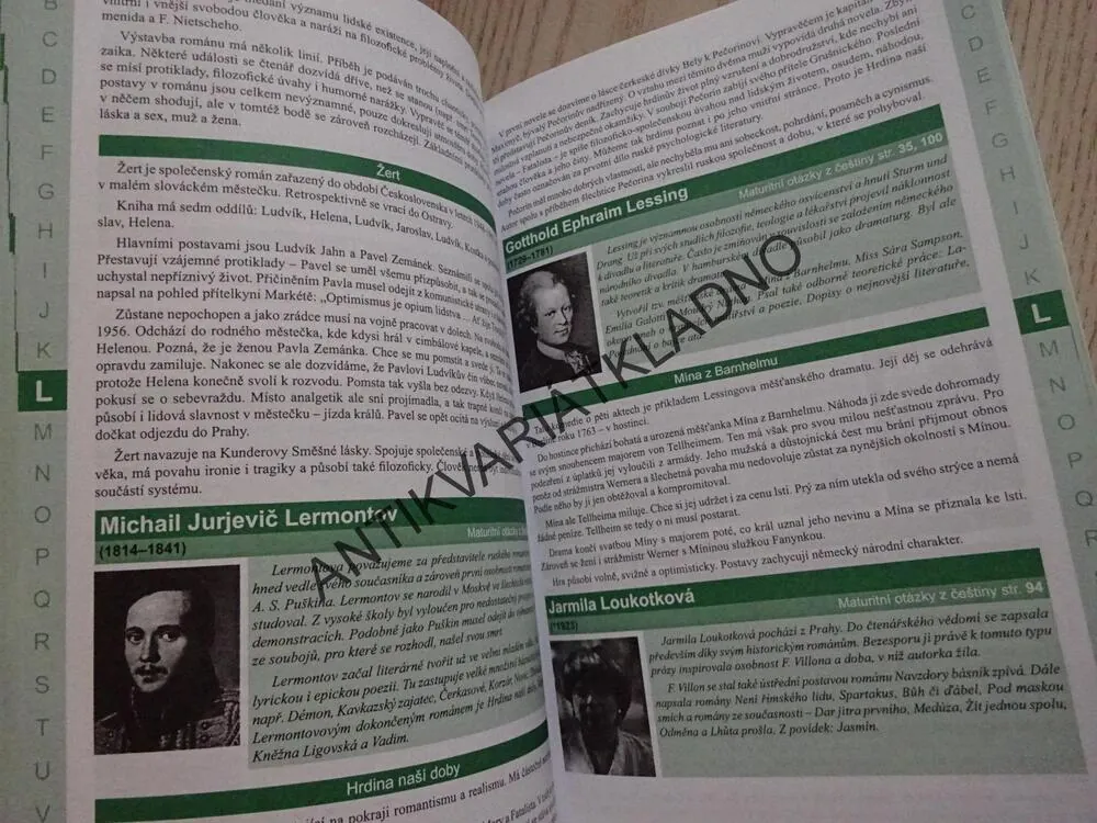 ČTENÁŘSKÝ DENÍK NEJEN K MATURITĚ, LITERATURA