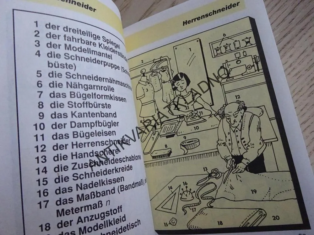 BILDWÖRTERBUCH DEUTSCH, NĚMČINA, SLOVNÍČEK