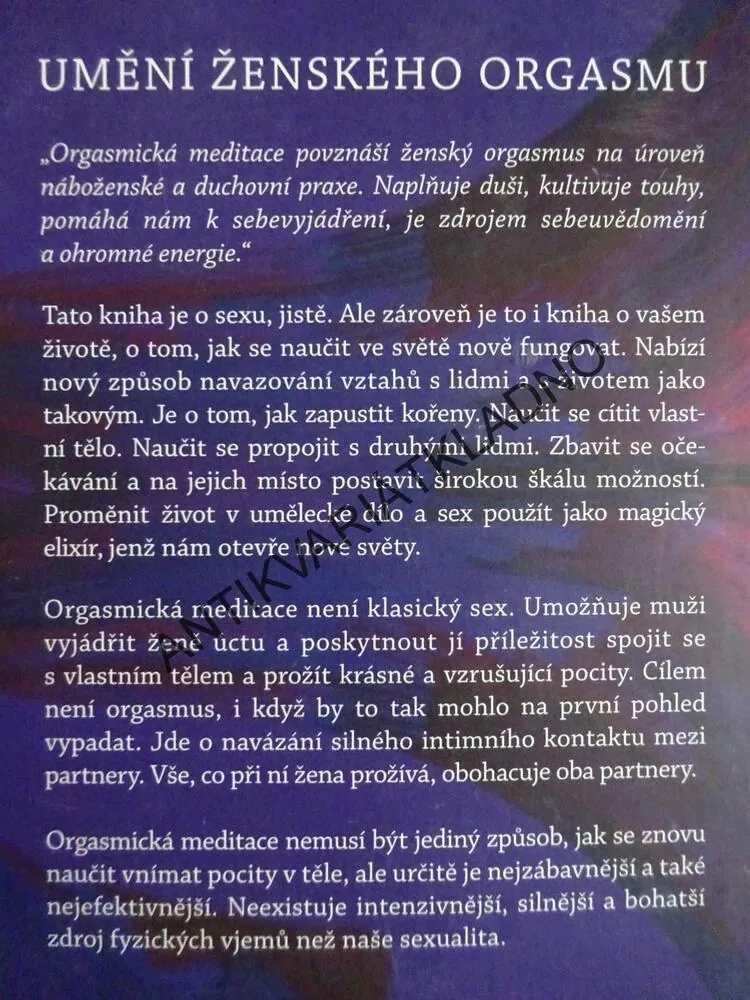ORGASMICKÁ MEDITACE, NICOLE DAEDONE, **an