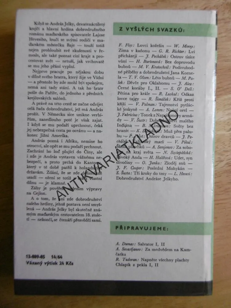 KOD 167 - DOBRODRUŽSTVÍ ANDRÁSE JELKYHO, LAJOS HEVESI, **an