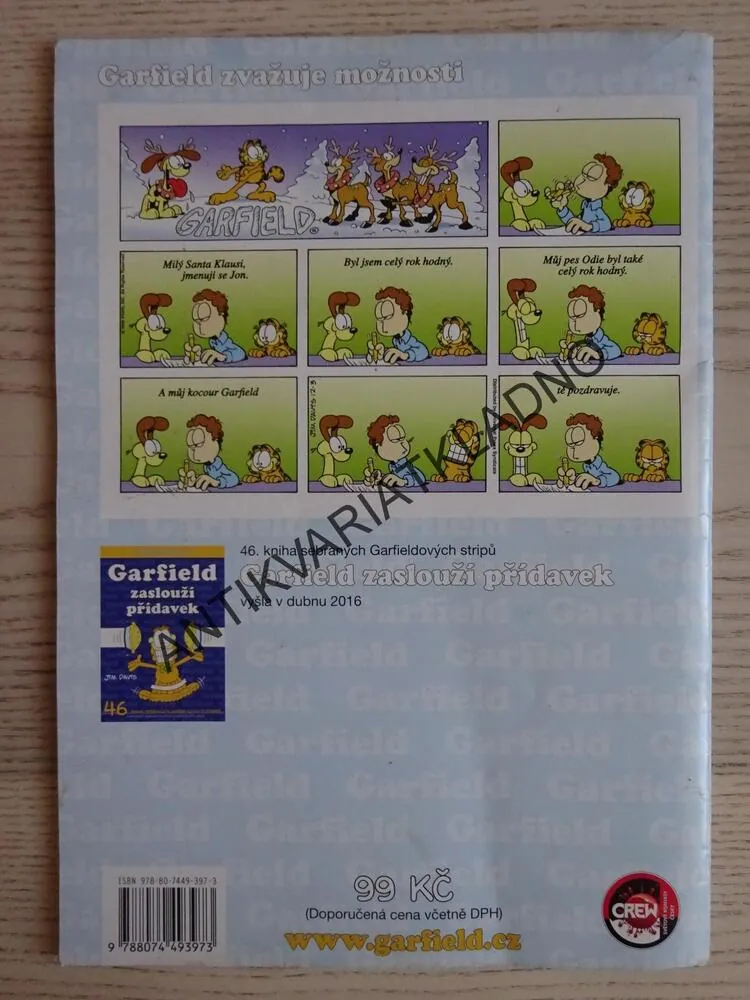 GARFIELD ZVAŽUJE MOŽNOSTI, JIM DAVIS, **an