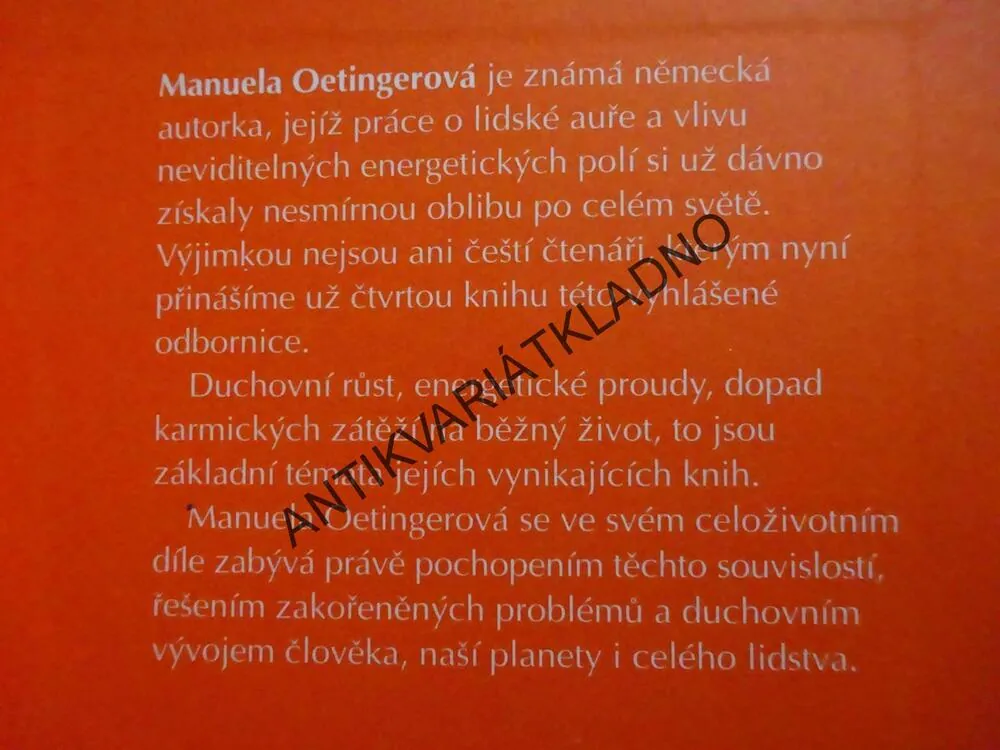 AURA - BRÁNA K DUŠI, MANUELA OETINGEROVÁ, **an