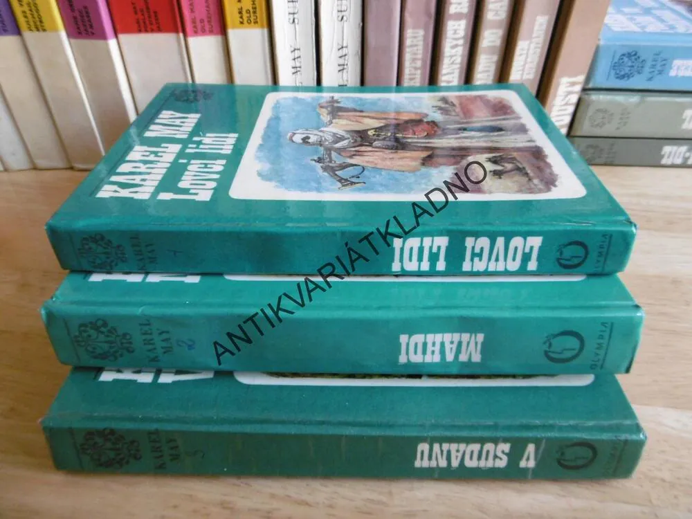 LOVCI LIDÍ,MAHDÍ,V SÚDÁNU,1-3, KAREL MAY, GUSTAV KRUM, **an