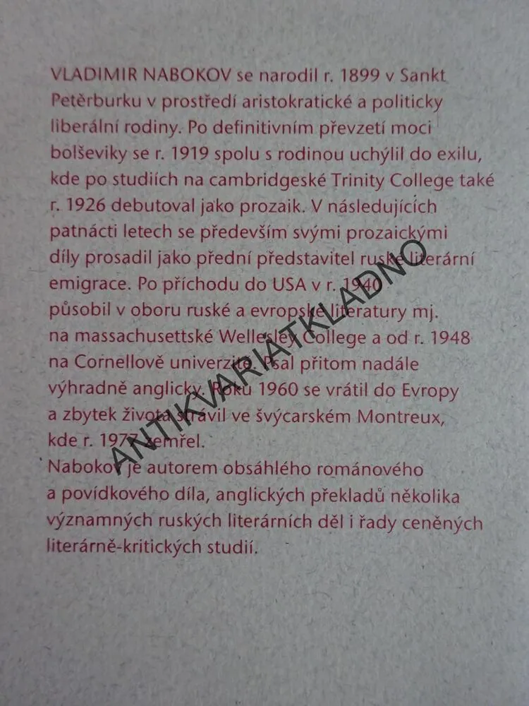 LOLITA, VLADIMÍR NABOKOV, EROTIKA, **an