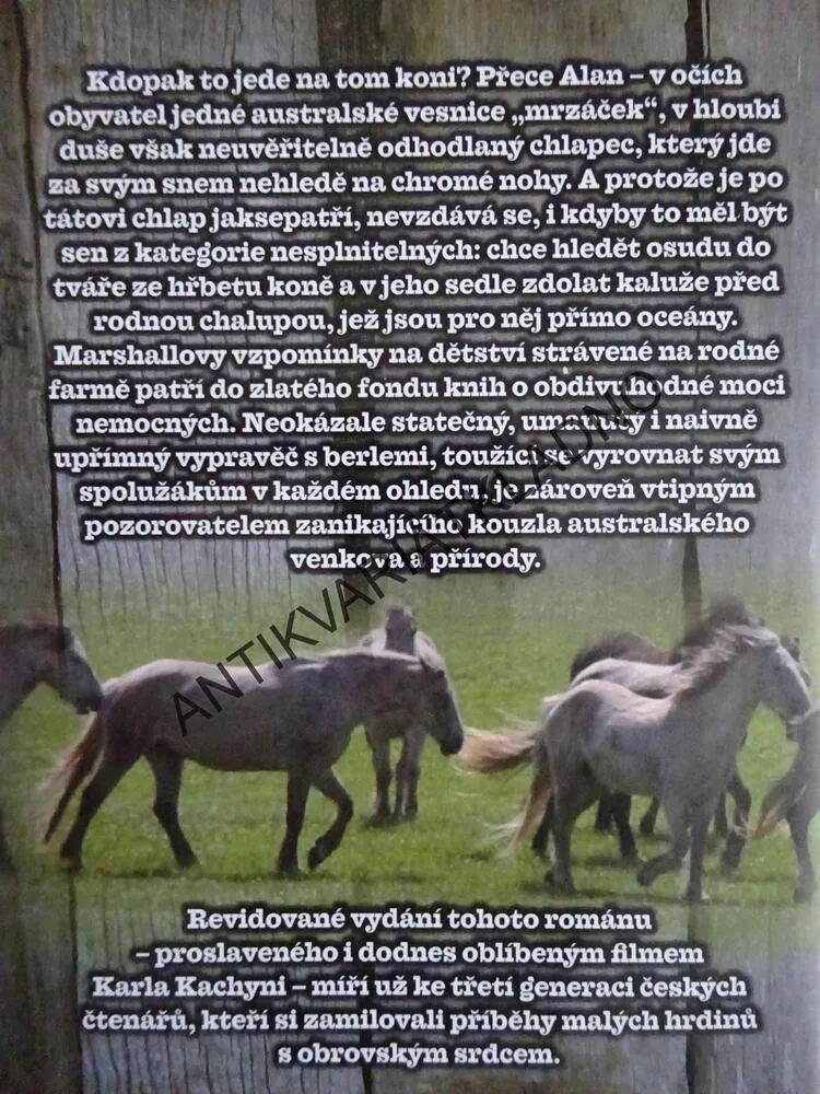 UŽ ZASE SKÁČU PŘES KALUŽE, ALAN MARSHALL, **an