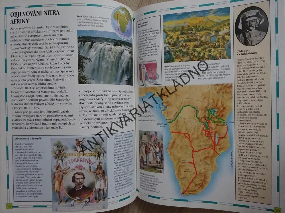 DĚTSKÝ ATLAS OBJEVITELSKÝCH CEST, ANTONY MASON, **an