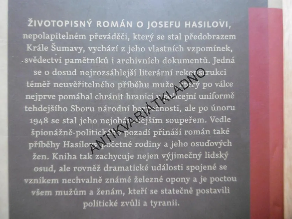 NÁVRAT KRÁLE ŠUMAVY, JOSEF HASIL, ŠUMAVA, DAVID JAN ŽÁK