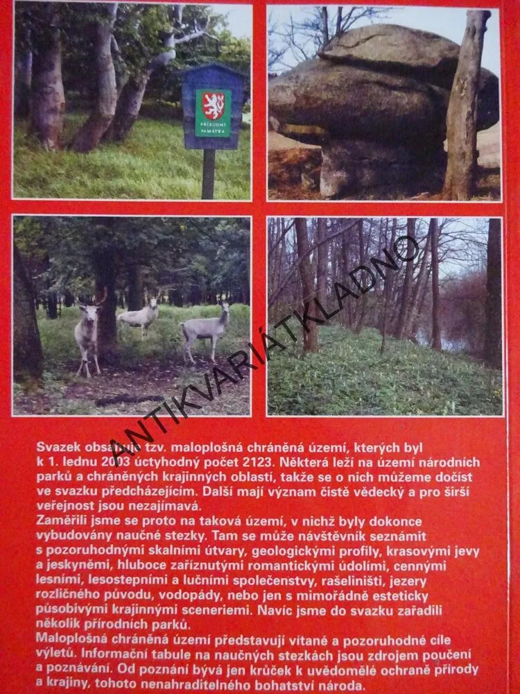 NAVŠTIVTE.... PŘÍRODNÍ PAMÁTKY, REZERVACE A PARKY, **an