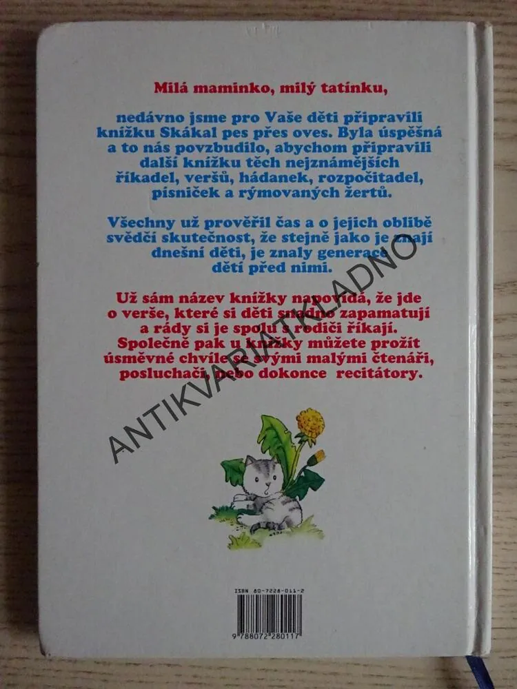 HALÍ BELÍ, ŘÍKADLA PRO DĚTI, ADOLF DUDEK, **an