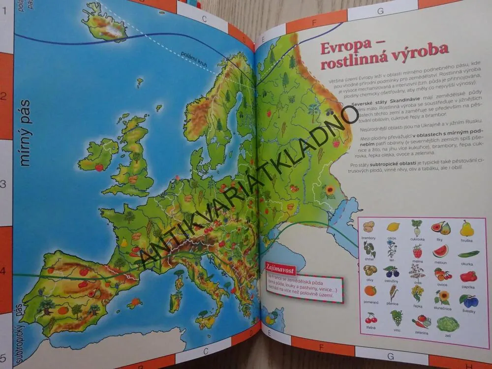 DĚTSKÝ ILUSTROVANÝ ATLAS ČESKÁ REPUBLIKA PRO MALÉ ŠKOLÁKY, FANTOVÁ, ŠPLÍCHAL, **an