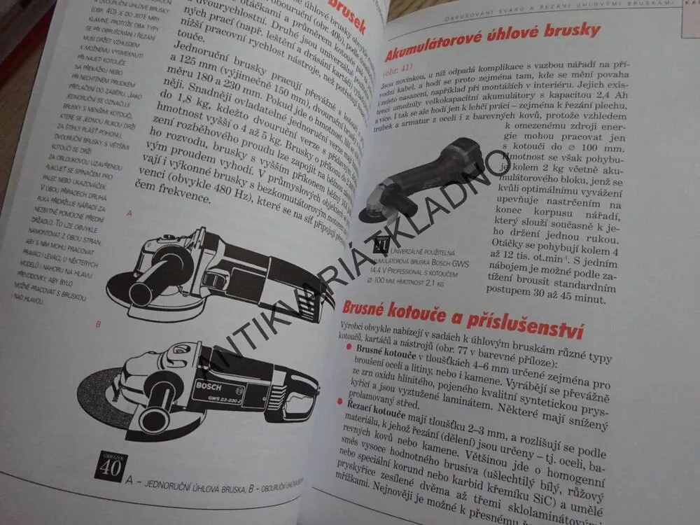ELEKTRICKÉ NÁŘADÍ PRO STAVBU, STAVBA, **an