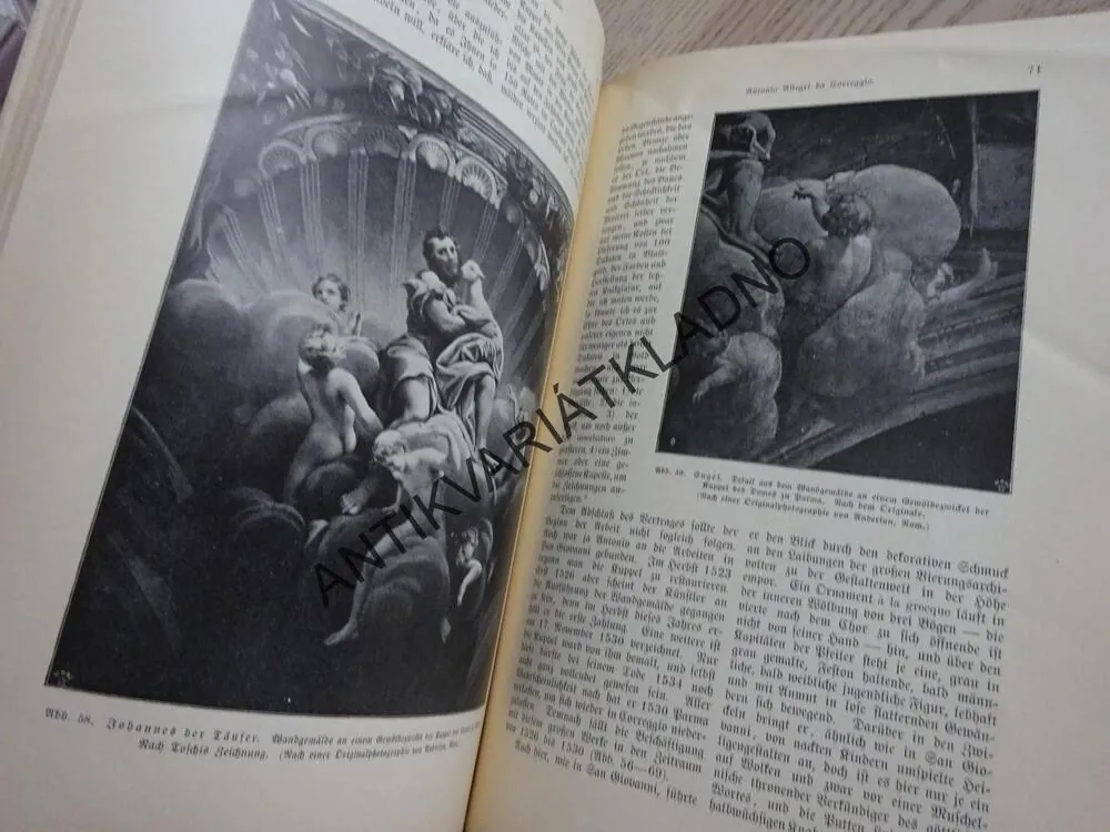 CORREGGIO VON HENRY THODE, KÜNFTLER MONOGRAPHIEN, 1898, **an