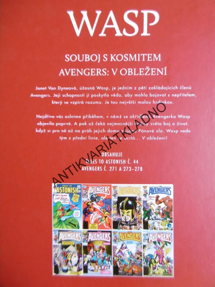 WASP, VOSA, KOMIKS MARVEL 37., **an