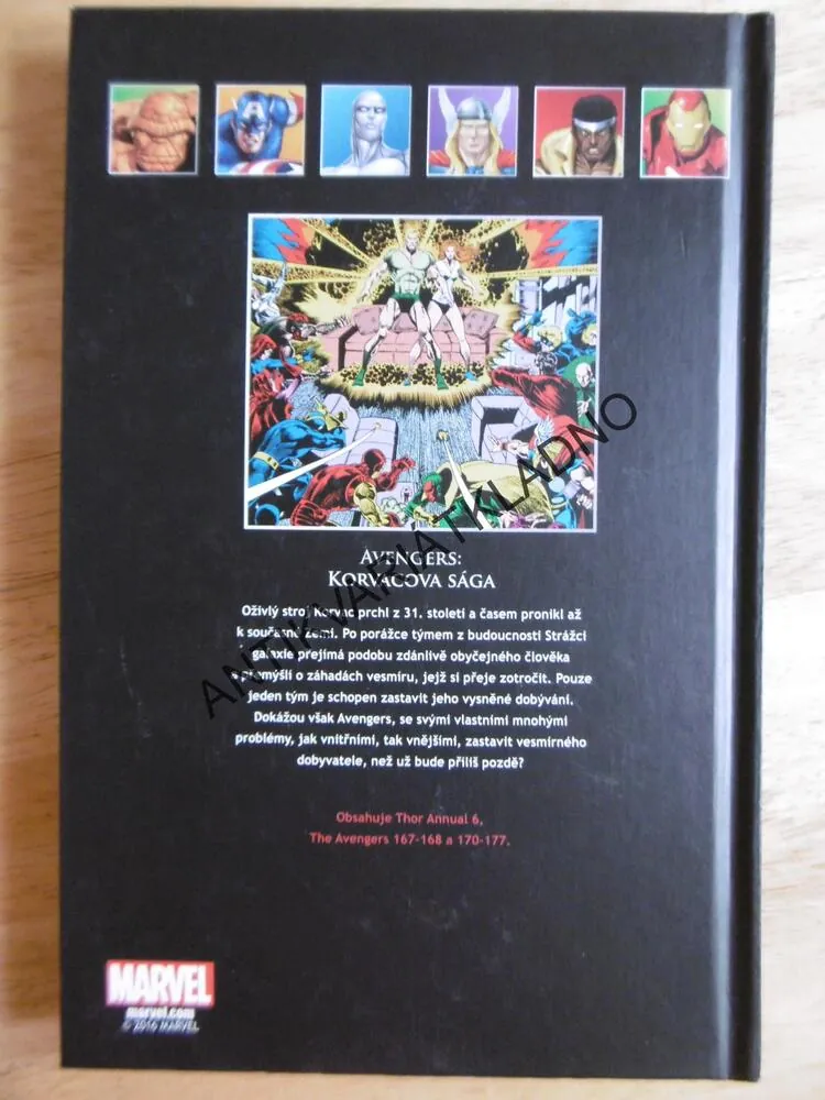 AVENGERS, KORVACOVA SÁGA, KOMIKS MARVEL 119.,