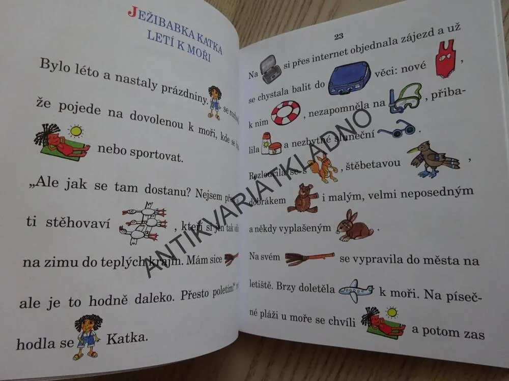 PRVNÍ OBRÁZKOVÉ ČTENÍ, HANA POREBSKÁ, ŠÁRKA MRVOVÁ, **an