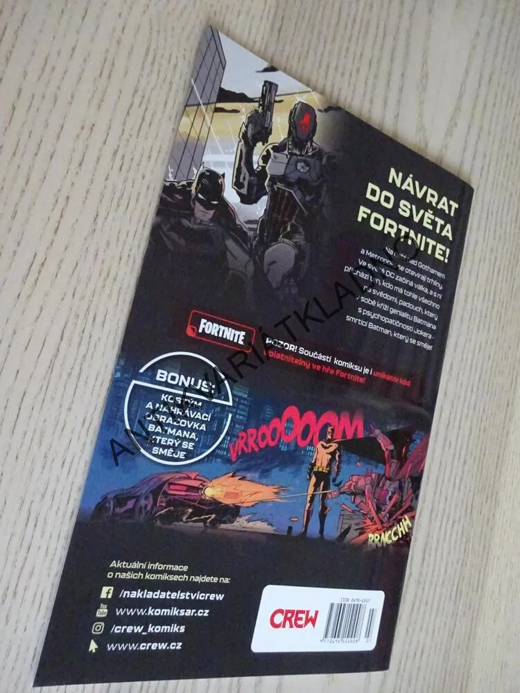 BATMAN FOUNDATION FORTNINTE, KOMIKS DC COMICS, **an