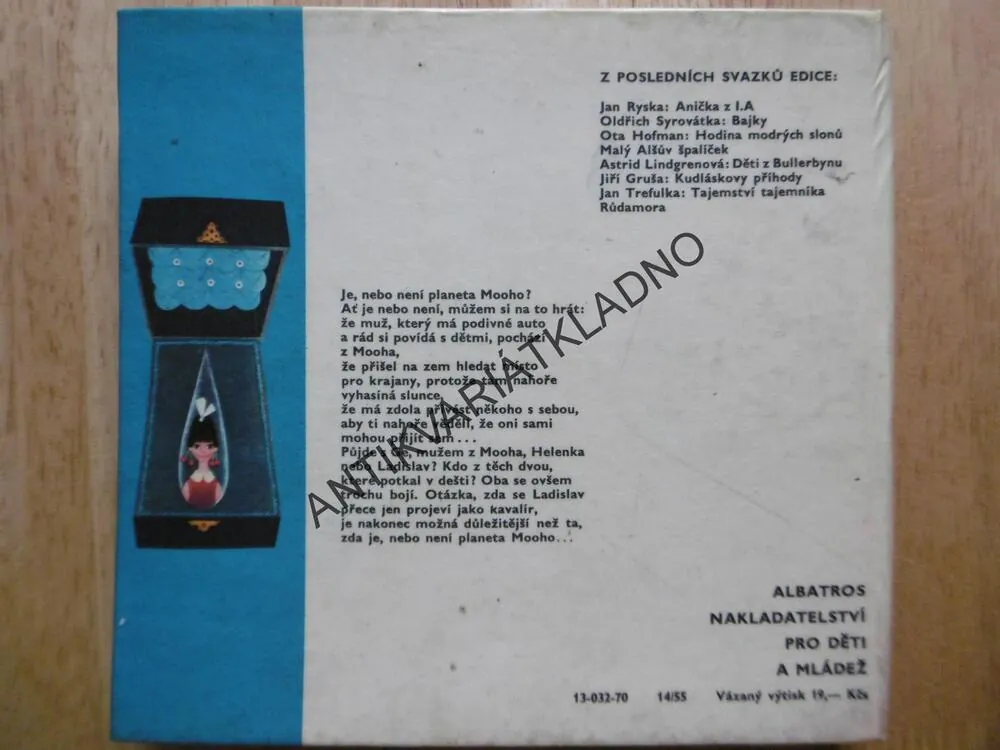 JSEM GE, MUŽ Z MOOHA, ŠAFRÁNEK, KOLÍNSKÁ,1970