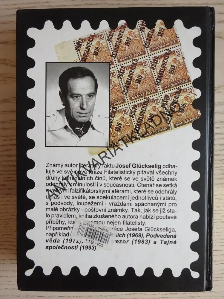 FILATELISTICKÝ PITAVAL, JOSEF GLÜCKSELIG, **an