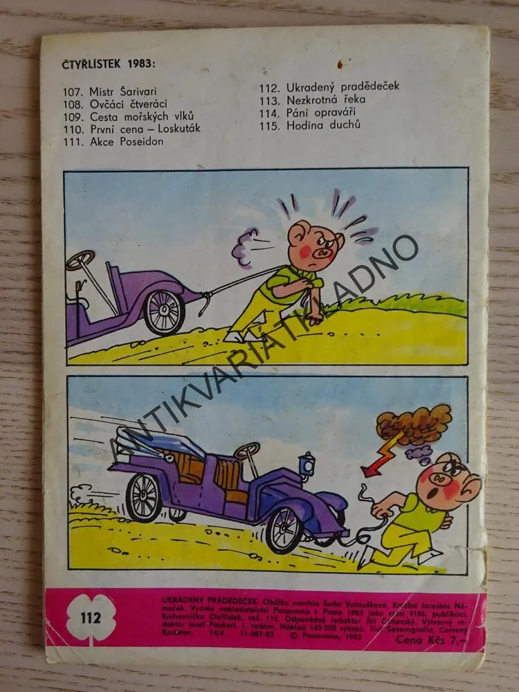 ČTYŘLÍSTEK 112 - UKRADENÝ PRADĚDEČEK