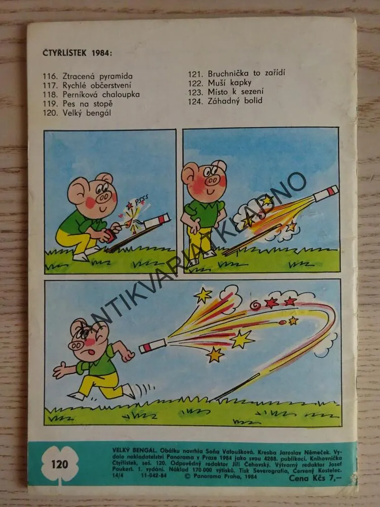 ČTYŘLÍSTEK 120 - VELKÝ BENGÁL
