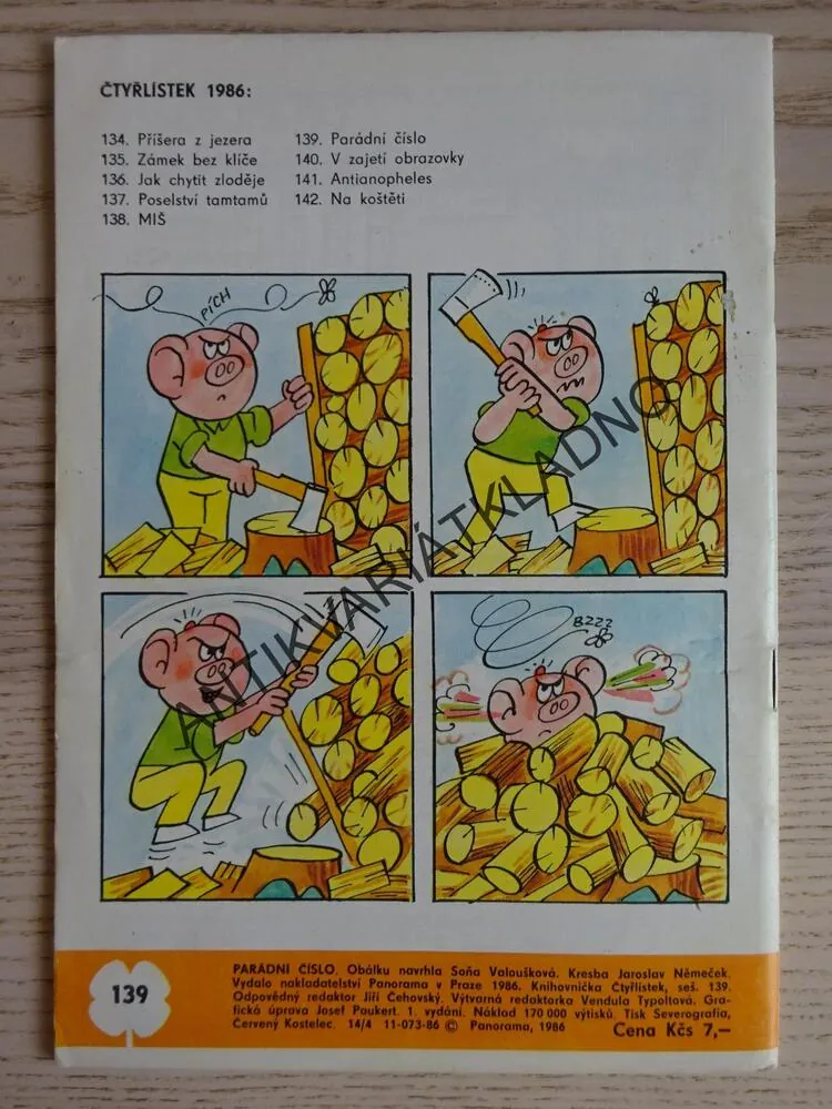 ČTYŘLÍSTEK 139 - PARÁDNÍ ČÍSLO