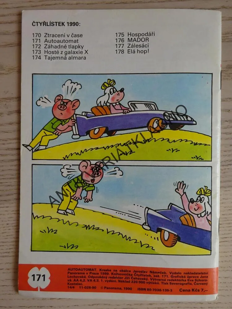 ČTYŘLÍSTEK 171 - AUTOAUTOMAT
