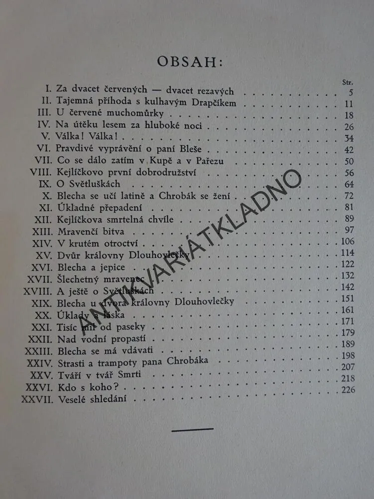 BRATŘÍ MRAVENCI, JOS. HAIS TÝNECKÝ, O. ŠTÁFL, **an