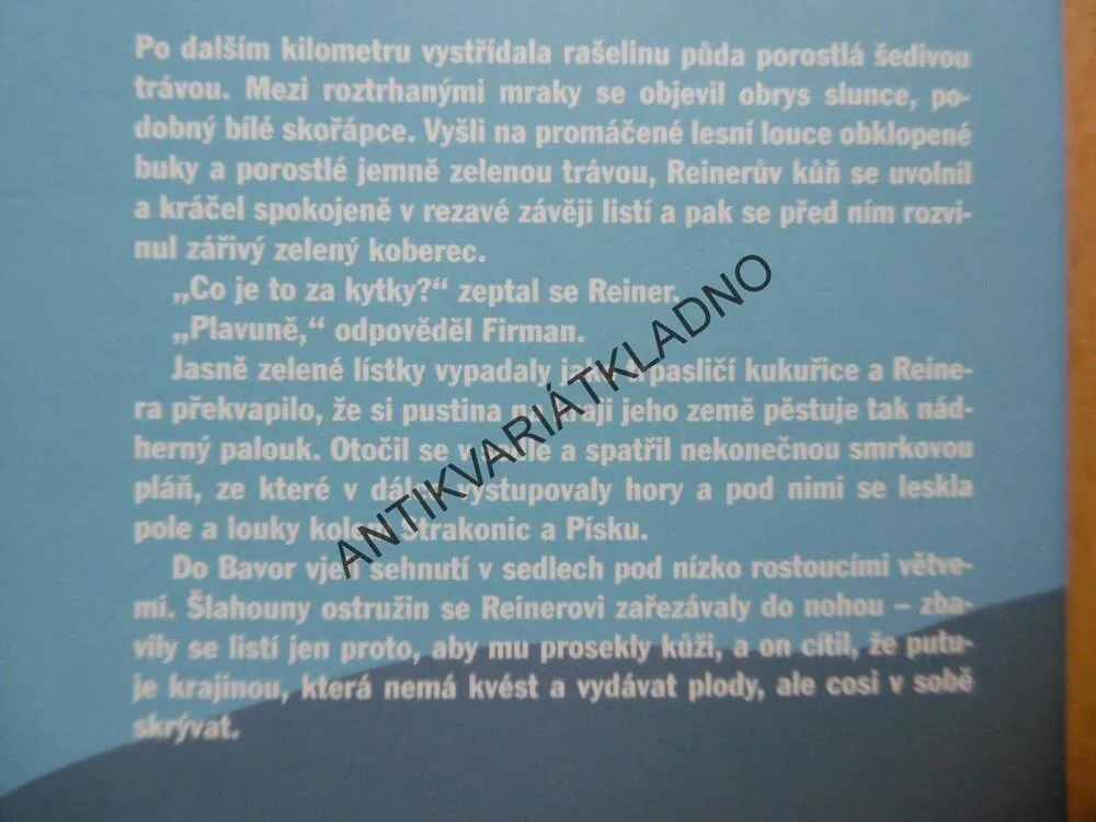 POSLEDNÍ ŠUMAVSKÁ PASTVINA, MARTIN SICHINGER,