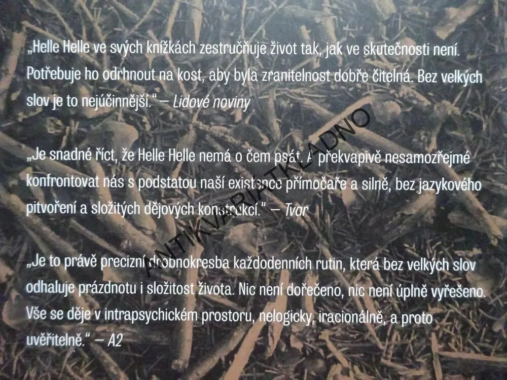 JESTLI CHCEŠ, HELLE HELLE, **an