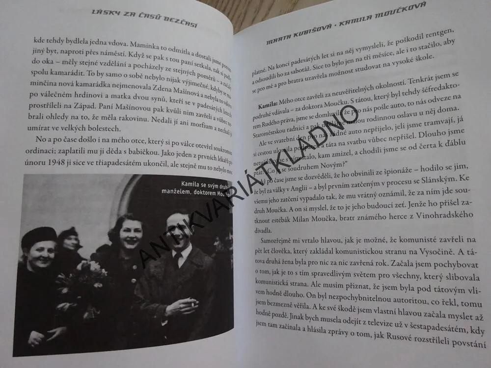 LÁSKY ZA ČAŠŮ BEZČASÍ, MARTA KUBIŠOVÁ, KAMILA MOUČKOVÁ, **an