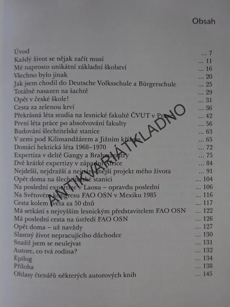 MILNÍKY BIOGRAFU MÉHO ŽIVOTA, ERICH VÁCLAV, **an