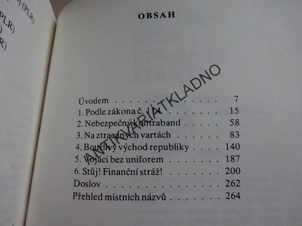 STŮJ! FINANČNÍ STRÁŽ!, OTA HOLUB, **an