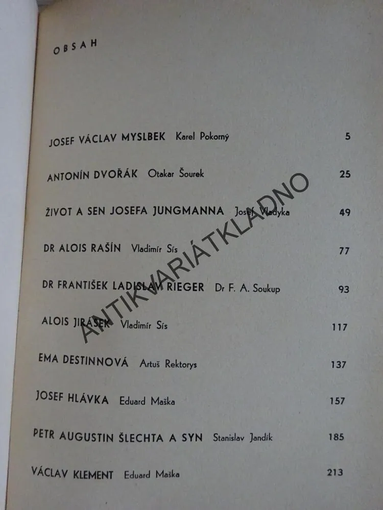 ČESKÉ POSTAVY 1-3, **an