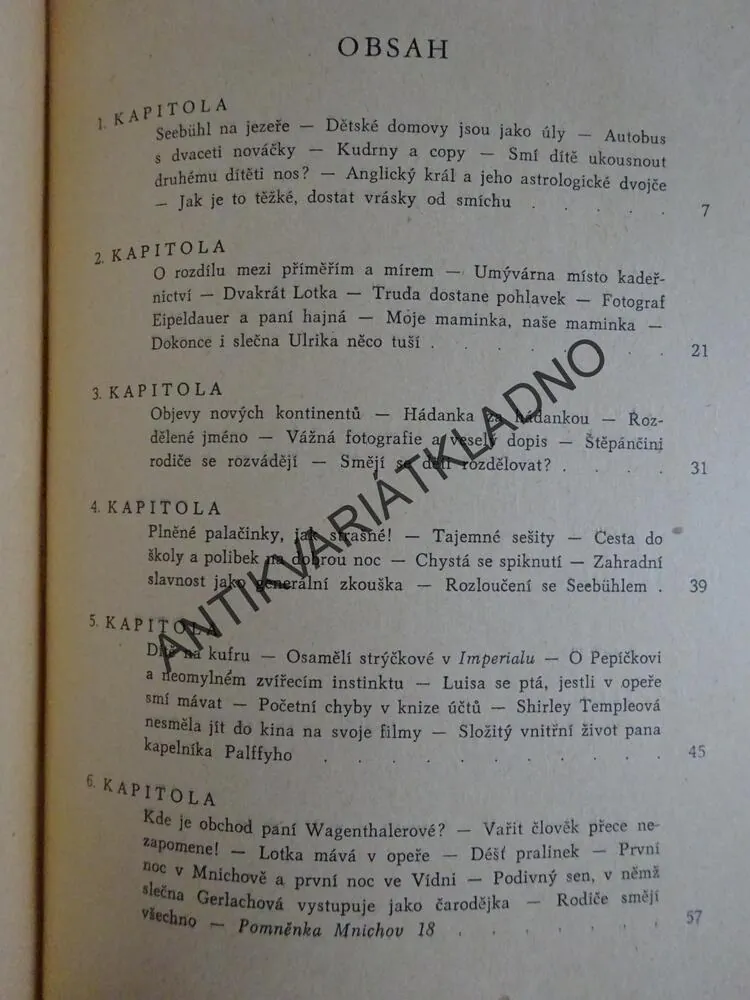 LUISA A LOTKA, ERICH KÄSTNER, **an