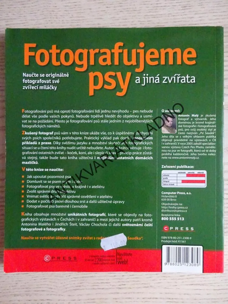 FOTOGRAFUJEME PSY A JINÁ ZVÍŘATA, ANTONÍN MALÝ, **an