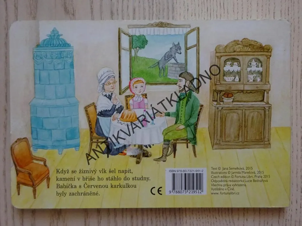 O ČERVENÉ KARKULCE, JANA SEMELKOVÁ, JARMILA MAREŠOVÁ, **an