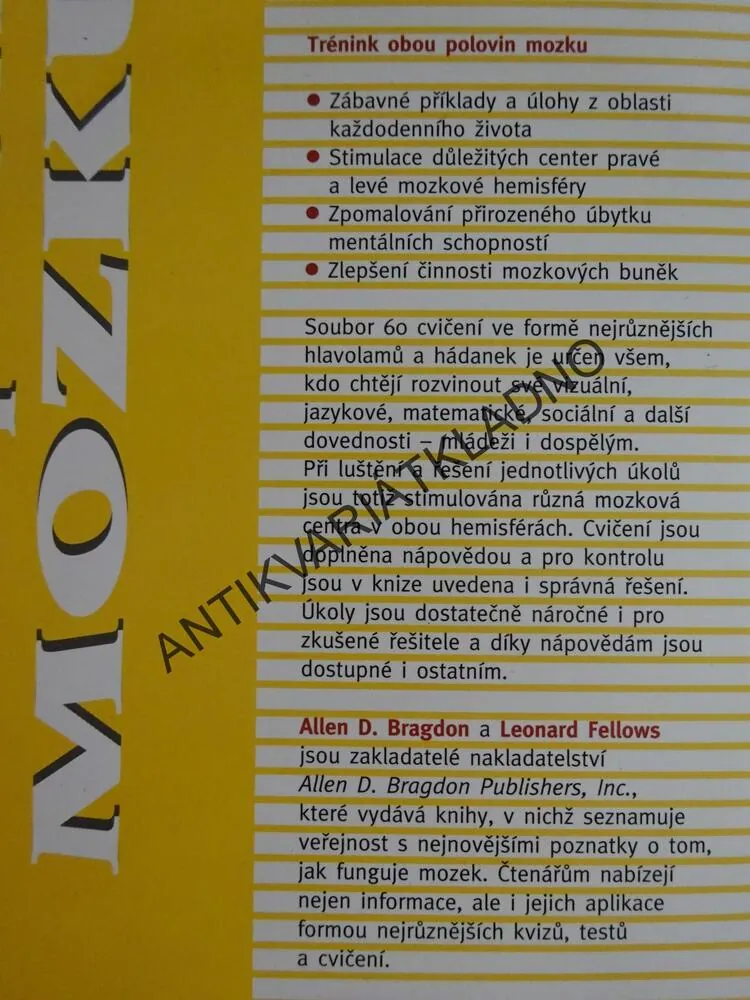 TRÉNINK OBOU POLOVIN MOZKU, DAVID GAMON, ALLEN BRAGDON, **an