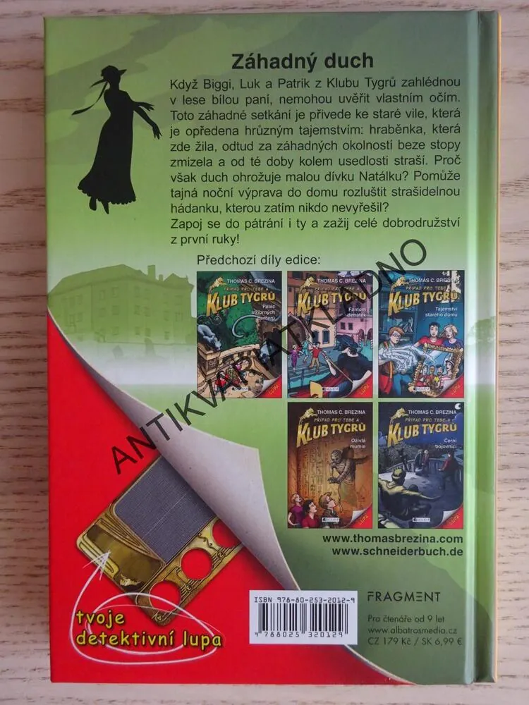 KLUB TYGRŮ, THOMAS BREZINA, ZÁHADNÝ DUCH, CHYBÍ LUPA, **an