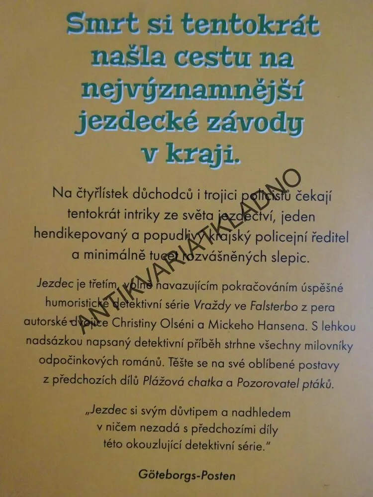 JEZDEC, CHRISTINA OLSÉNI, MICKE HANSEN, **an