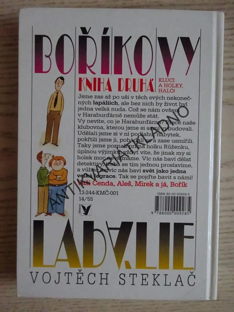 BOŘÍKOVY LAPÁLIE - KNIHA DRUHÁ, VOJTĚCH STEKLAČ, ADOLF BORN, **an
