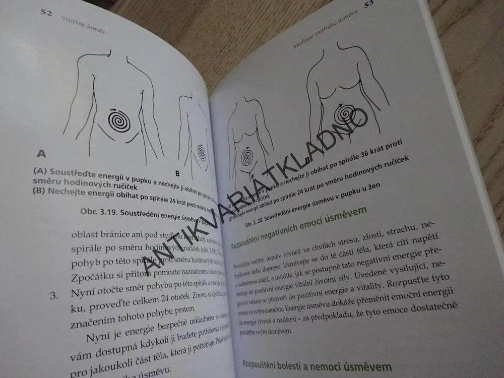 VNITŘNÍ ÚSMĚV, ZVYŠOVÁNÍ ENERGIE ČCHI CESTOU ROZVÍJENÍ RADOSTI, MANTAK CHIA, **an