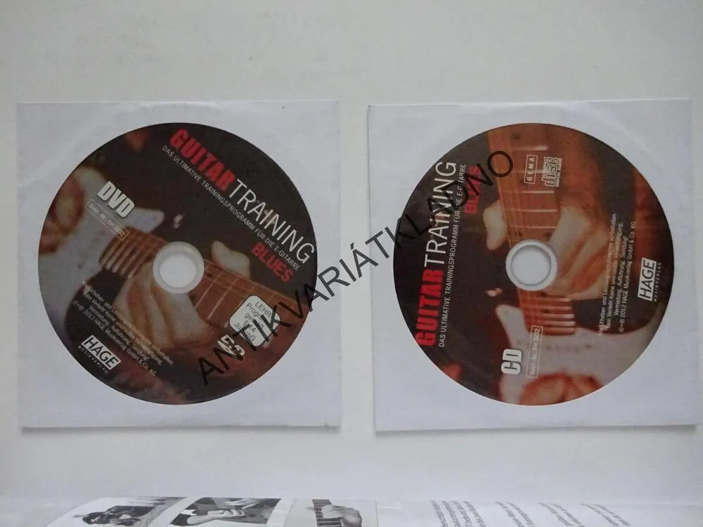 GUITAR TRAINING, BLUES, KYTARA, AKORDY, NĚMECKY, **an