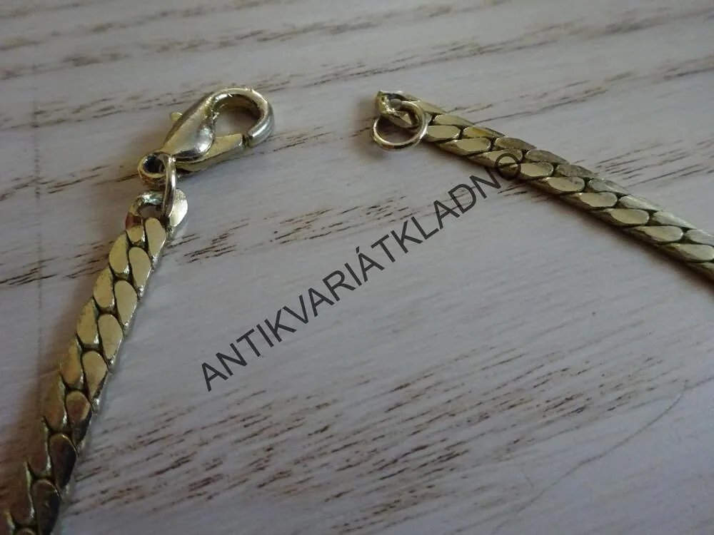 ŠPERK ŘETÍZEK S KAMINKY, STARÁ OZDOBA RETRO