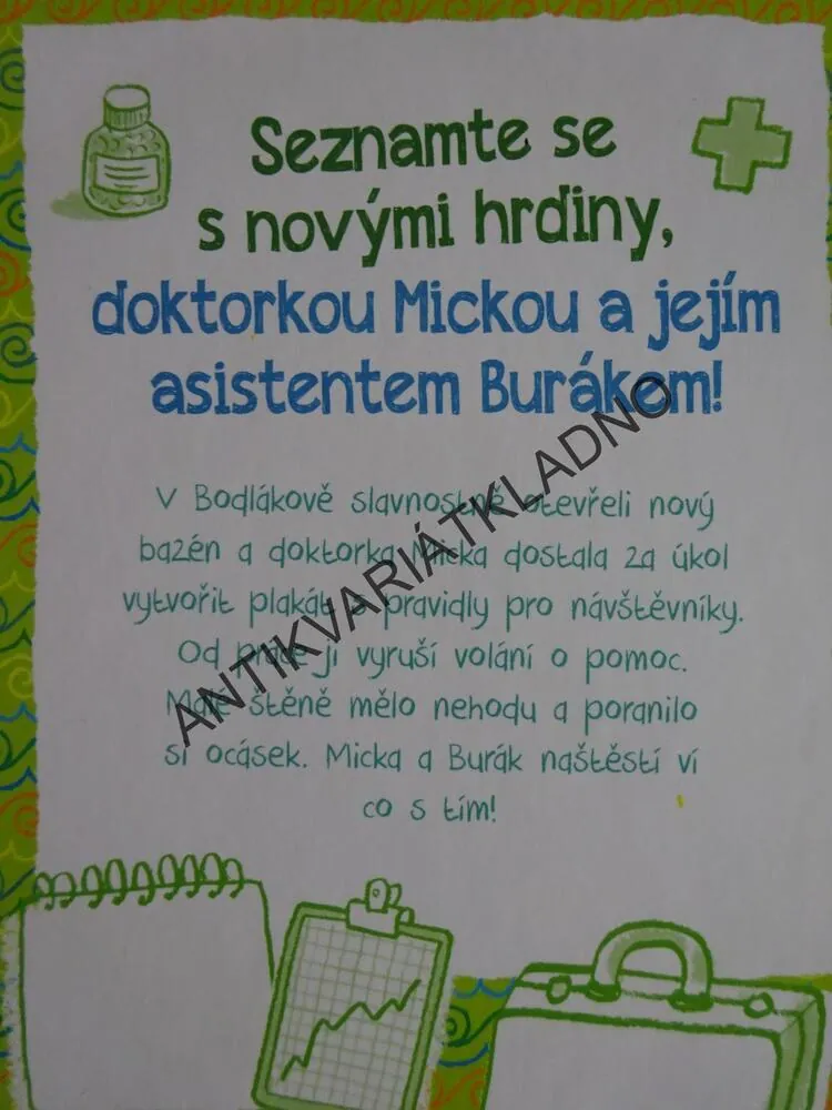 NEŠIKOVNÉ ŠTĚNĚ, DOKTORKA MICKA, JANE CLARKEOVÁ, **an
