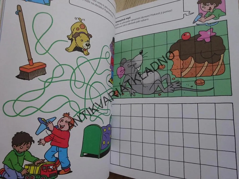 VÁNOČNÍ KNIHA HER A HLAVOLAMŮ, **an