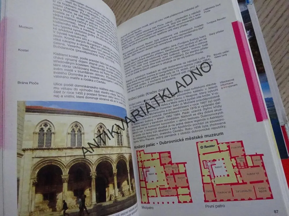 ISTRIE, POBŘEŽÍ DALMÁCIE, BAEDEKER, **an